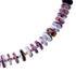 Native American Multicolor Sterling Silver Bead Necklace And Earrings Set SX108674